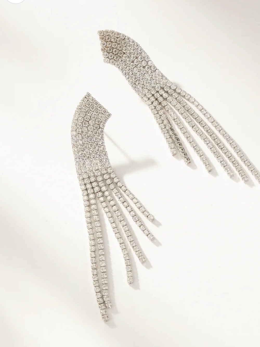 Uncommon James Up Late Pave Silver Earrings